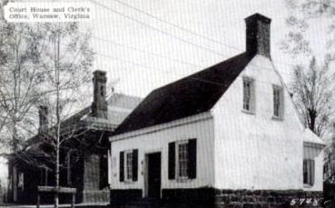 Court House & Clerk's Office, Warsaw, Virginia